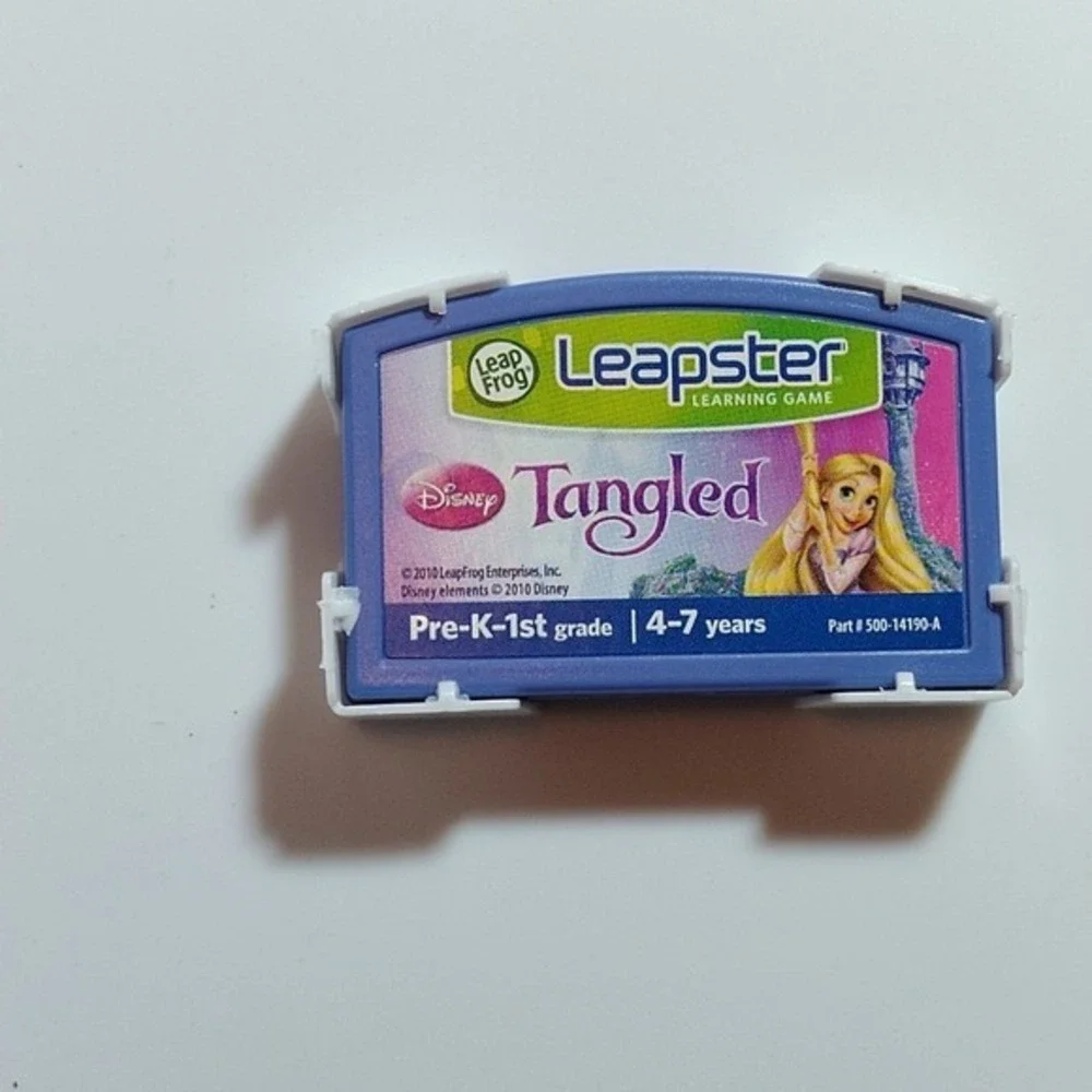 Leap Frog Leapster Learning Game Reading Disney Tangled‎ learn